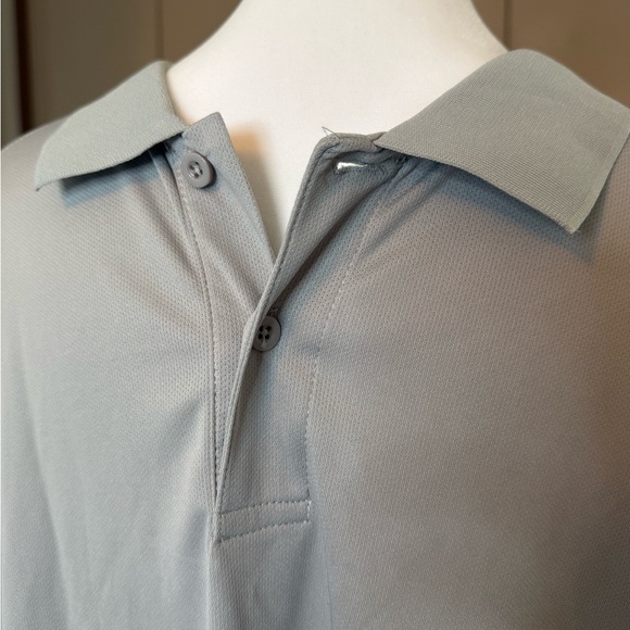 Gray Polo Shirt XXL Smooth Fabric - Picture 5 of 7